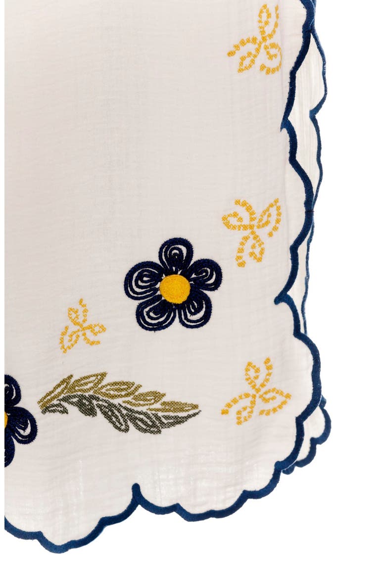 Embroidered Wide Leg Cover-Up Pants, Alternate, color, WHITE