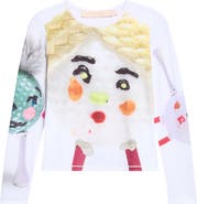 Chopova Lowena Golf Ball Fitted Jersey Top