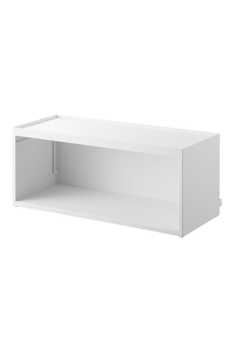 Open-Back Countertop Storage Rack, Alternate, color, WHITE