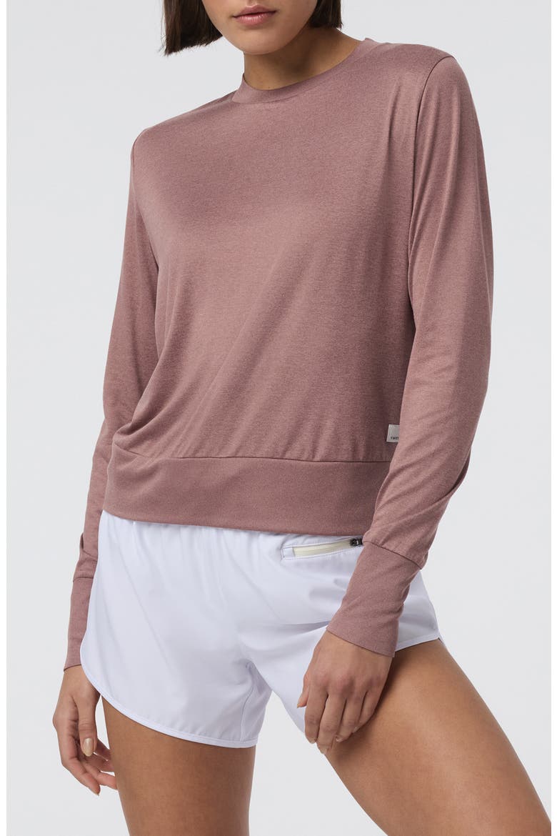Daydream Crew T-Shirt, Main, color, SEDONA BROWN HEATHER