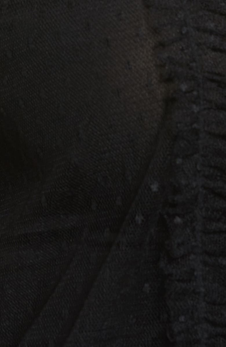 Hinge Ruffle Mesh Blouse, Alternate, color, 