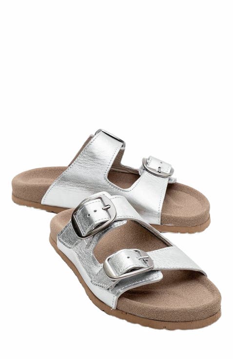 Ovesta Soft Footbed Leather Slide Sandal (Women)