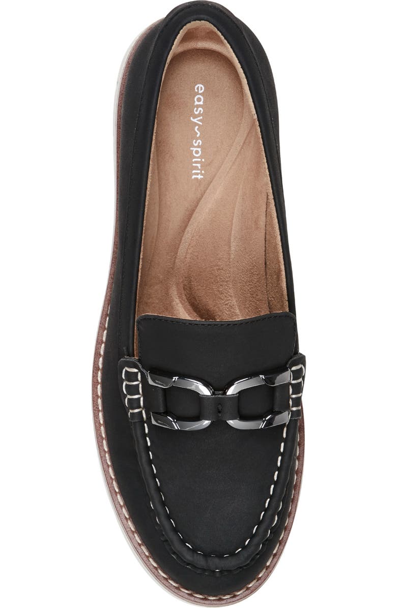 Easy Spirit Valerian Bit Loafer, Alternate, color, Black
