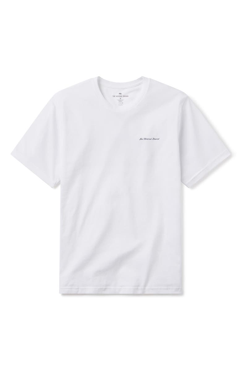 The Normal Brand Illustrated Bear Graphic T-Shirt, Alternate, color, White