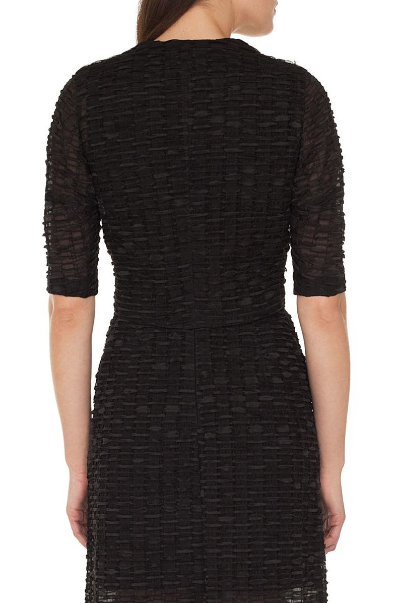 Akris Organza Ribbon Stripe Crop Jacket, Alternate, color, 