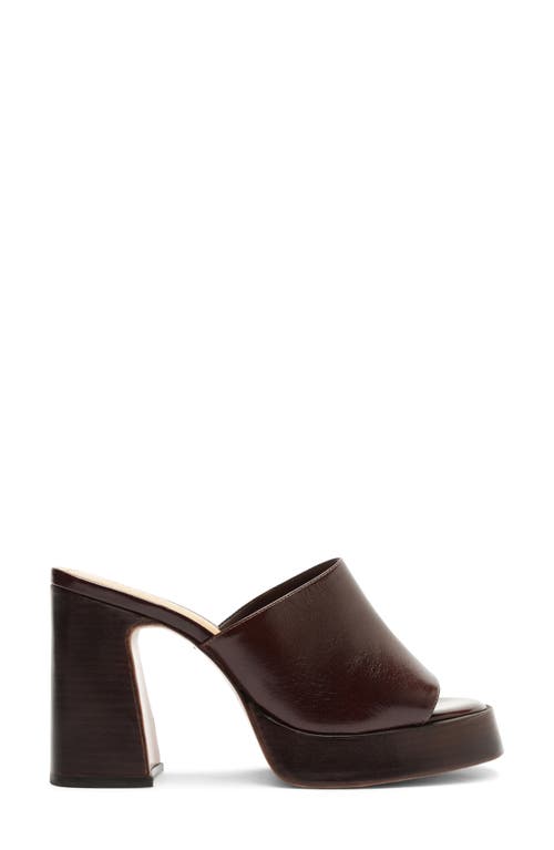 Schutz Rowan Platform Sandal In Brown