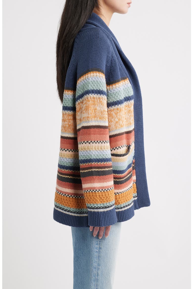 The Mountain Lodge Shawl Collar Cardigan, Alternate, color, TAOS STRIPE