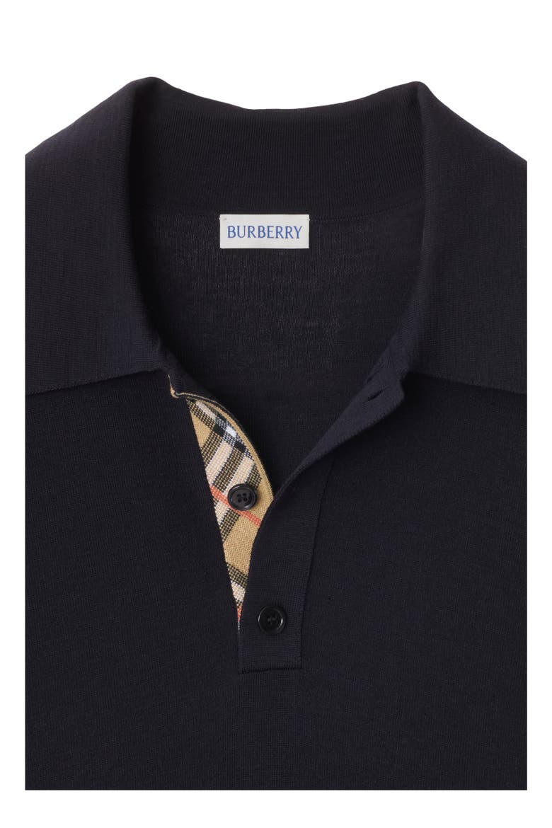 Wool Polo Shirt, Alternate, color, Navy