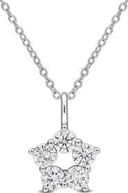 Julianna B. Lab-Grown Diamond Star Necklace Sterling Silver