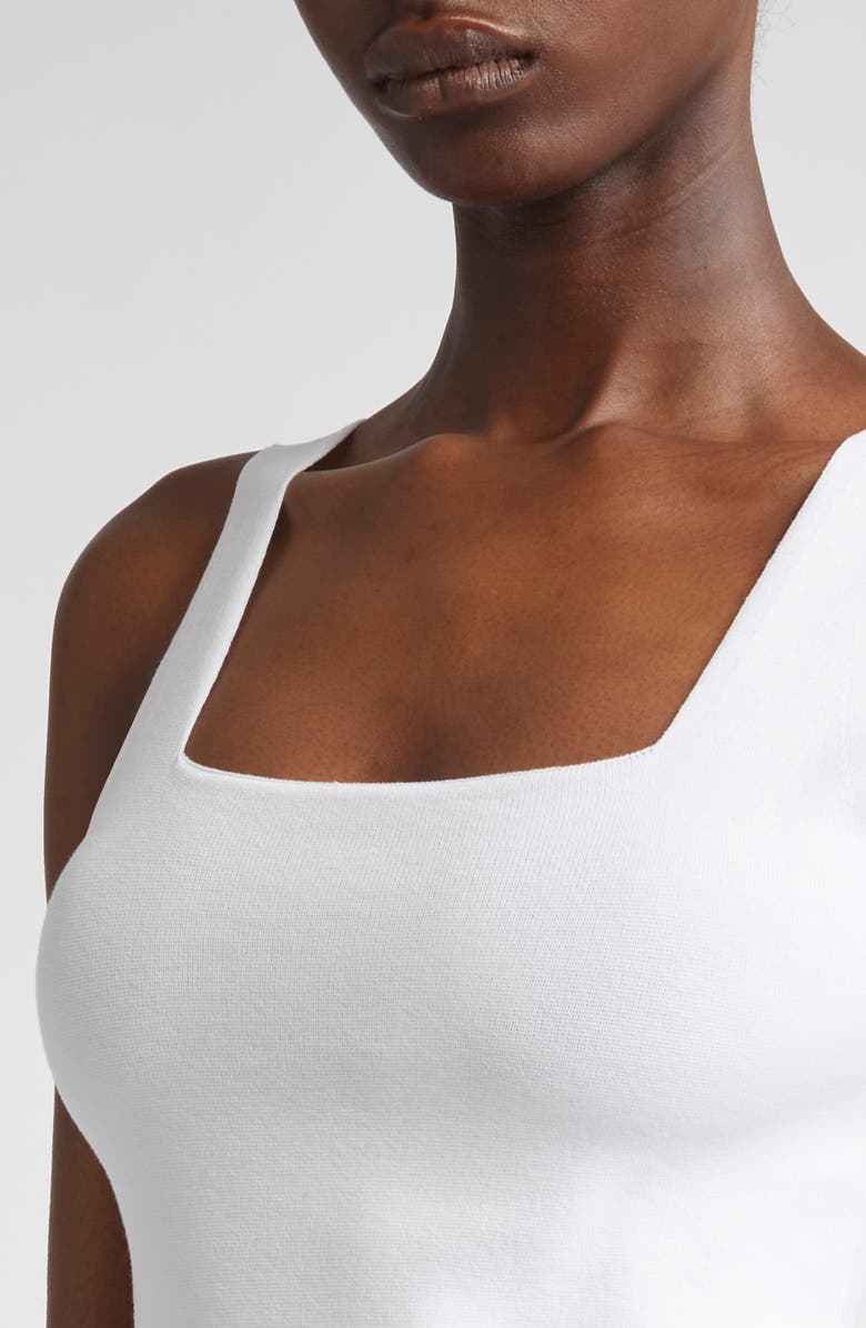 Vince Square Neck Tank, Alternate, color, Optic White