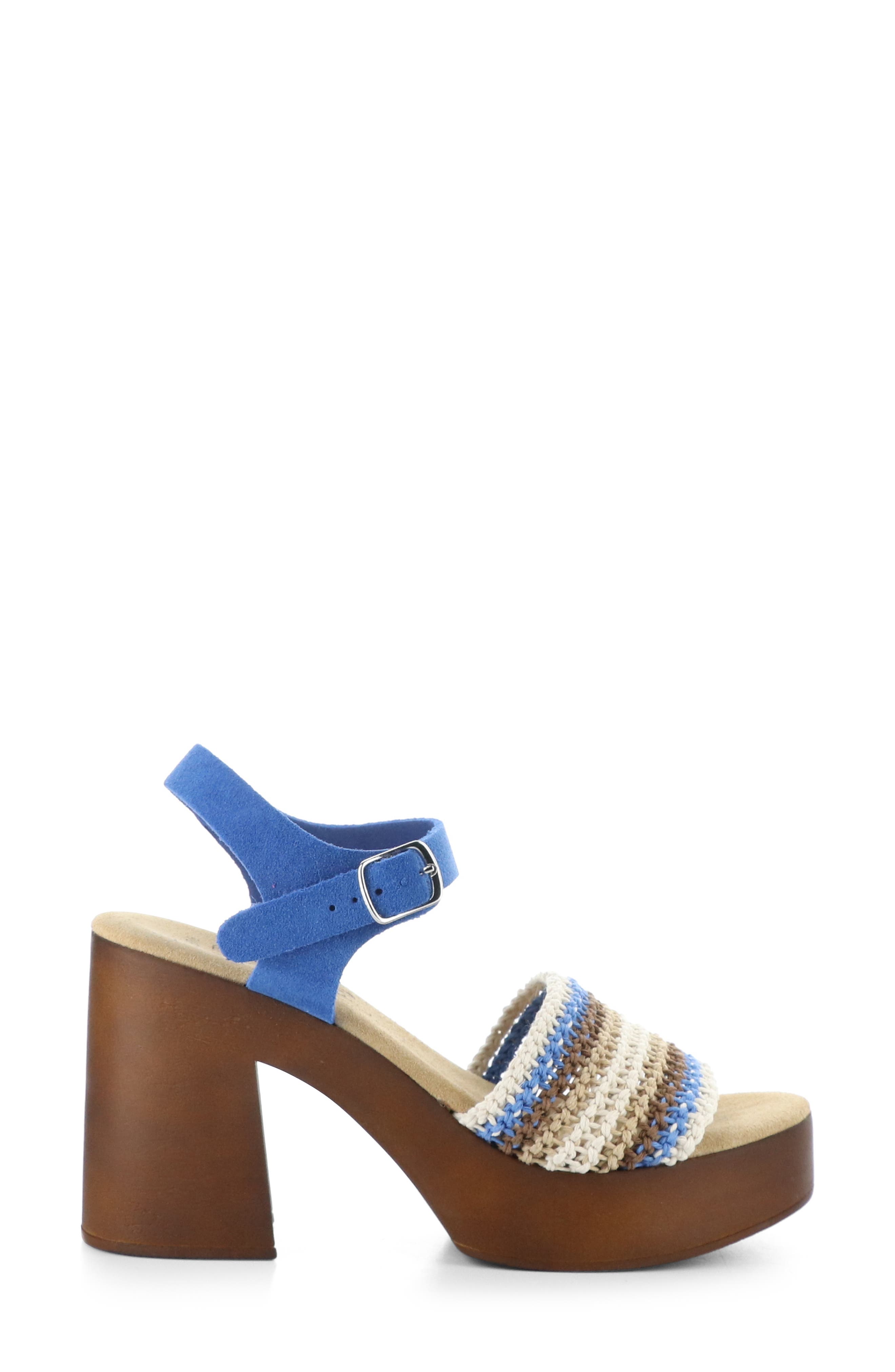 Bos. & Co. Reny Ankle Strap Platform Sandal, Alternate, color, 