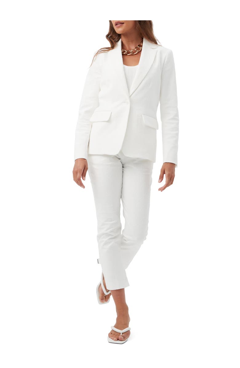 Trina Turk Habanero Textured Cotton Blazer, Alternate, color,