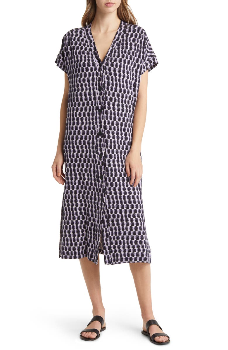 Masai Copenhagen Odera Cuff Sleeve Shift Dress, Main, color, 