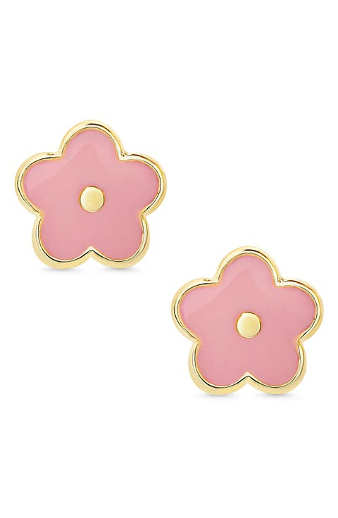 Flower Stud Earrings (Girls)