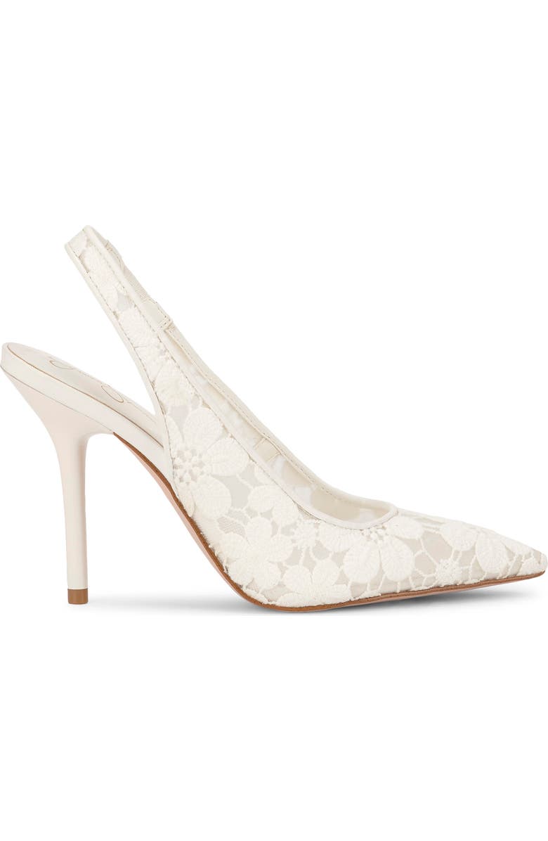 Jessica Simpson Liliere Slingback Pointed Toe Pump, Alternate, color, Bright White