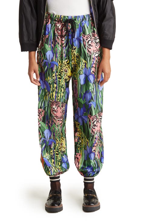 Felines Floral Joggers