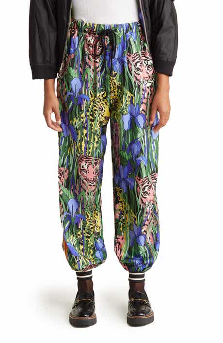 Gucci Felines Floral Joggers