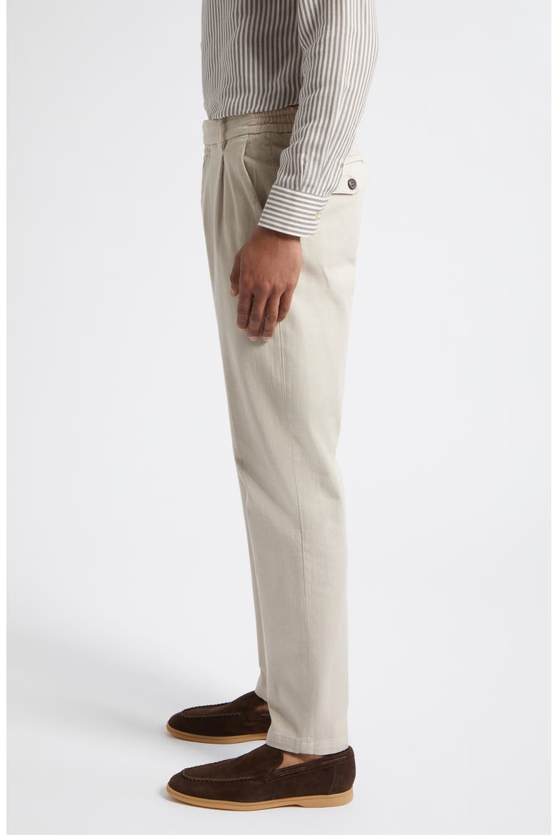 Cotton Stretch Twill Tapered Pants, Alternate, color, 02N SAND