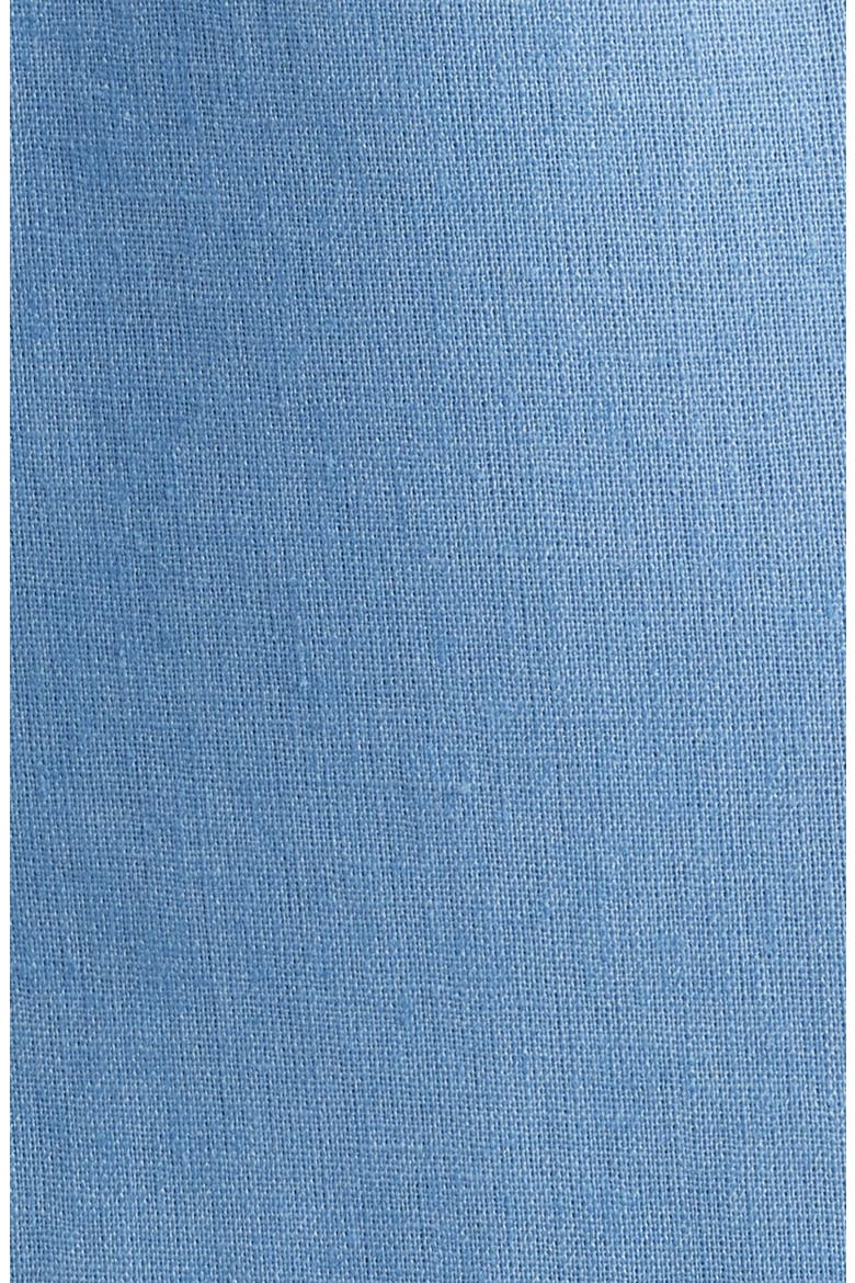 One-Button Linen Blend Blazer, Alternate, color, LAGOON