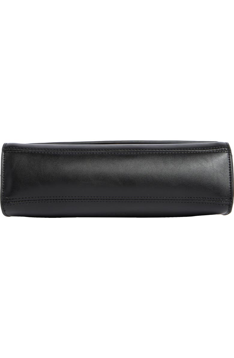 BCBG Sleek Angled Shoulder Bag, Alternate, color, Black