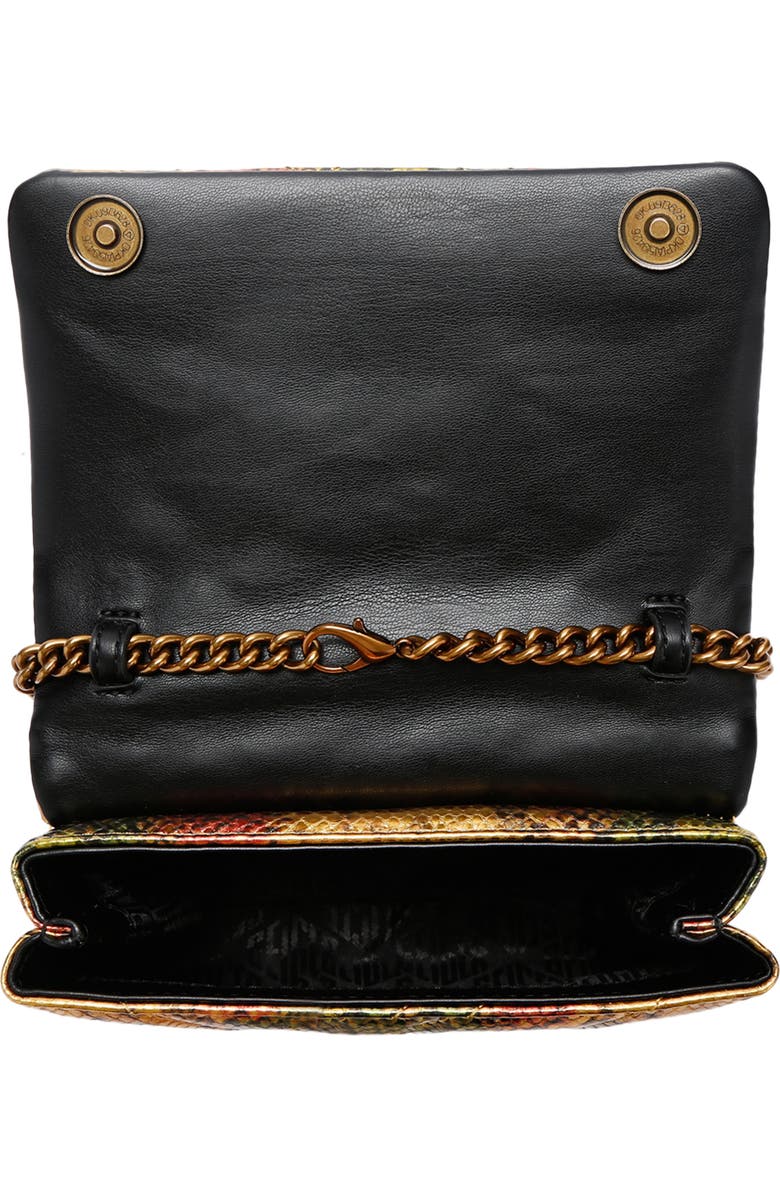 Kurt Geiger London Mini Kensington Snake Embossed Leather Convertible Crossbody Bag, Alternate, color,