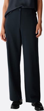 Eileen Fisher High Waist Straight Leg Pants