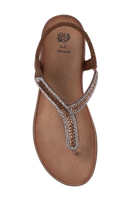 Gc Shoes Lori T-strap Sandal In Gold