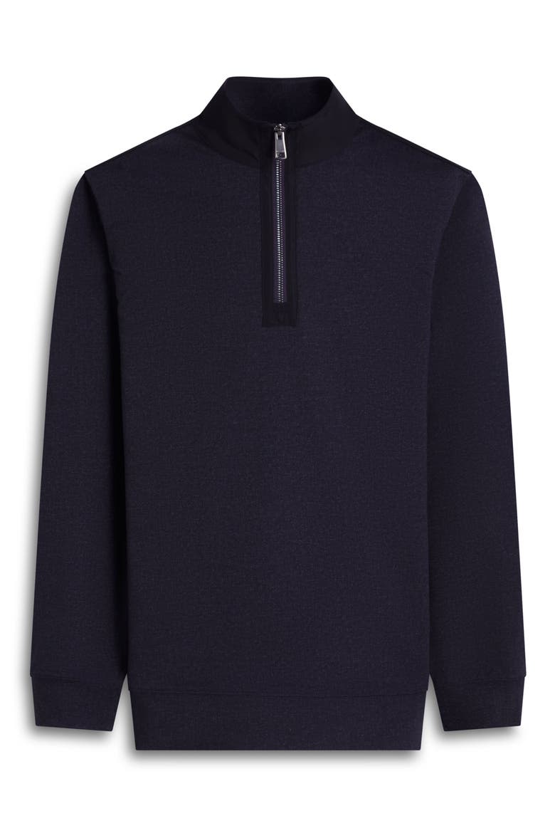 Quarter Zip Pullover, Alternate, color, EGGPLANT