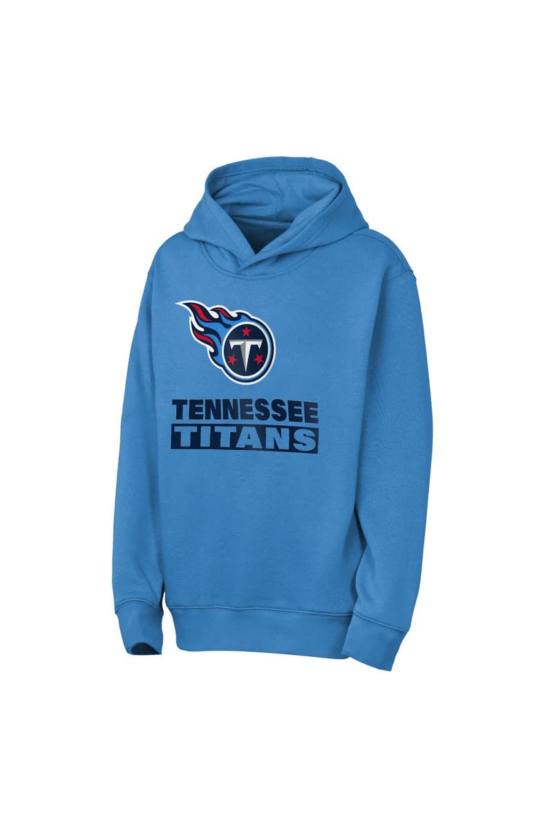 Outerstuff Youth Outerstuff  Light Blue Tennessee Titans Back to Basics Hoodie, Alternate, color, Light Blue