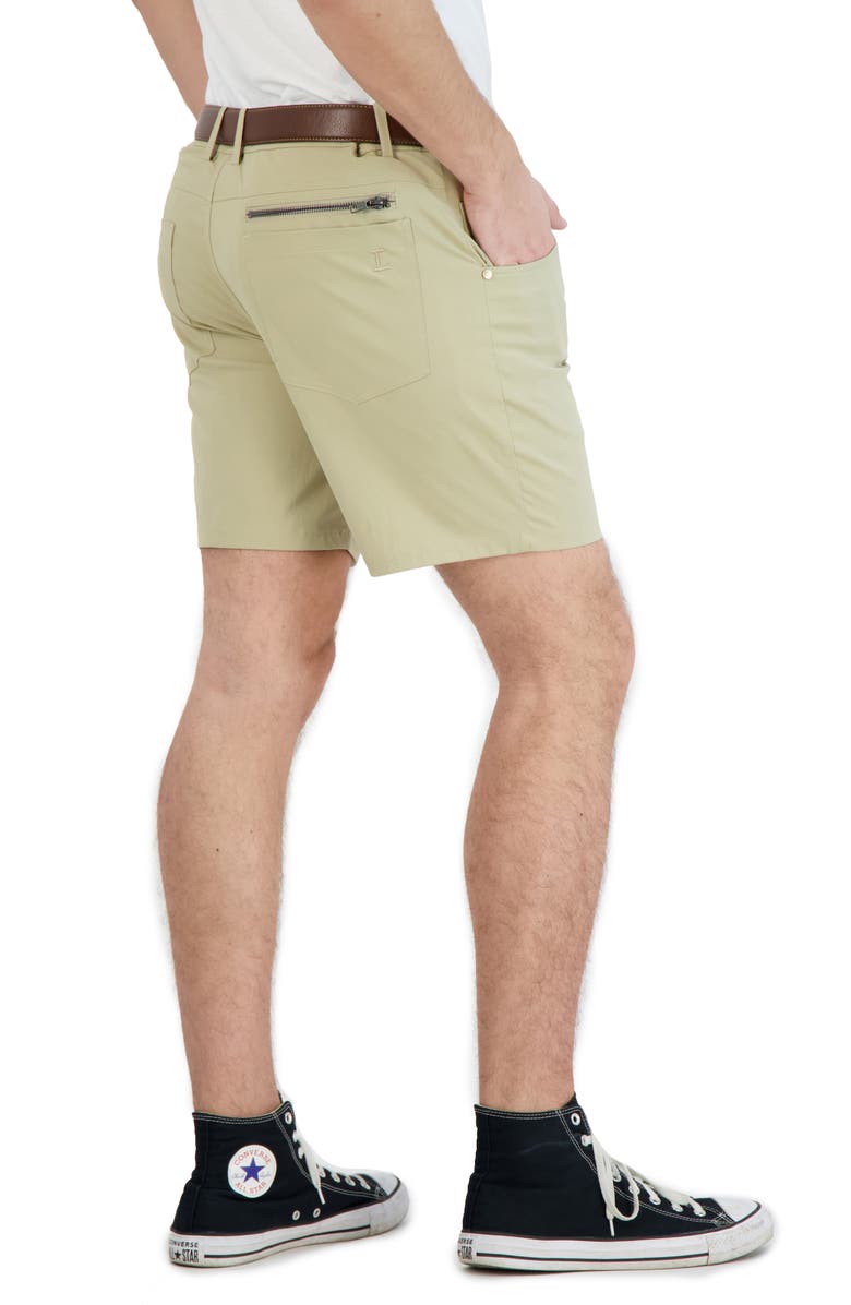 LEVINAS Everyday Stretch Chino Shorts, Alternate, color, Khaki