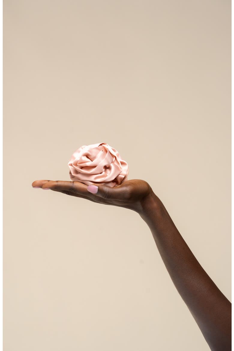 Rosette Cloud Hair Clip, Alternate, color, TERRACOTTA