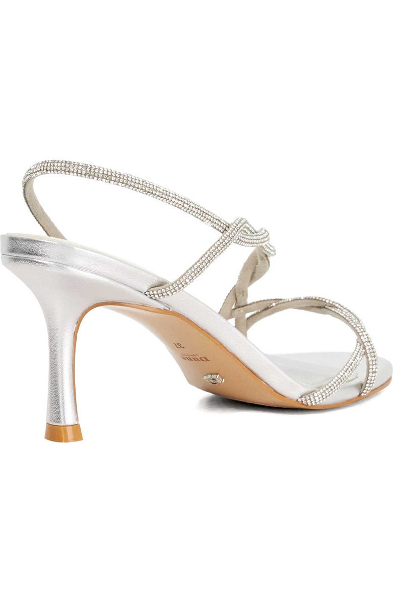 Dune London Milene Slingback Sandal, Alternate, color, Silver