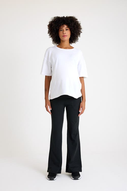 Accouchée Ultimate Comfort Warm Flare Pants In Black