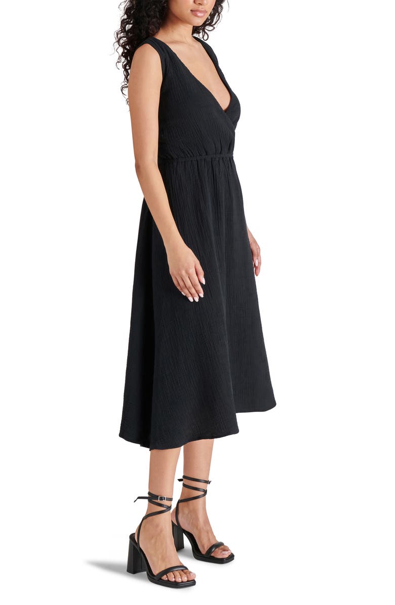 Steve Madden Cotton Gauze Midi Dress, Alternate, color,