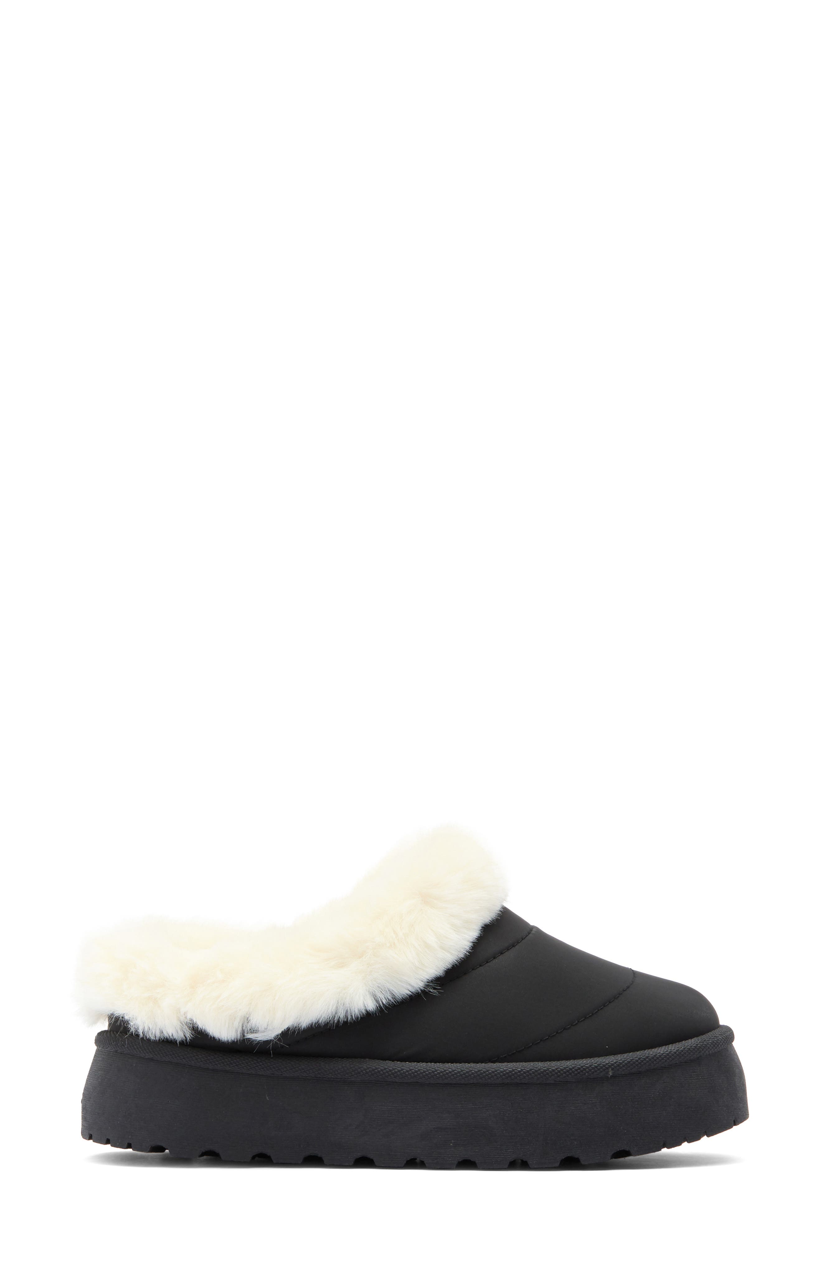 Steve Madden Unitie Faux Fur Platform Clog, Alternate, color, 
