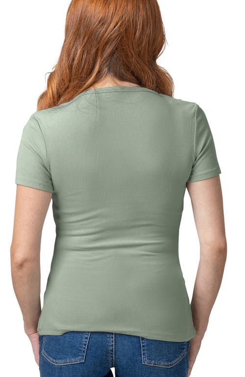 Kindred Bravely Ribbed Crew Neck Nursing T-shirt