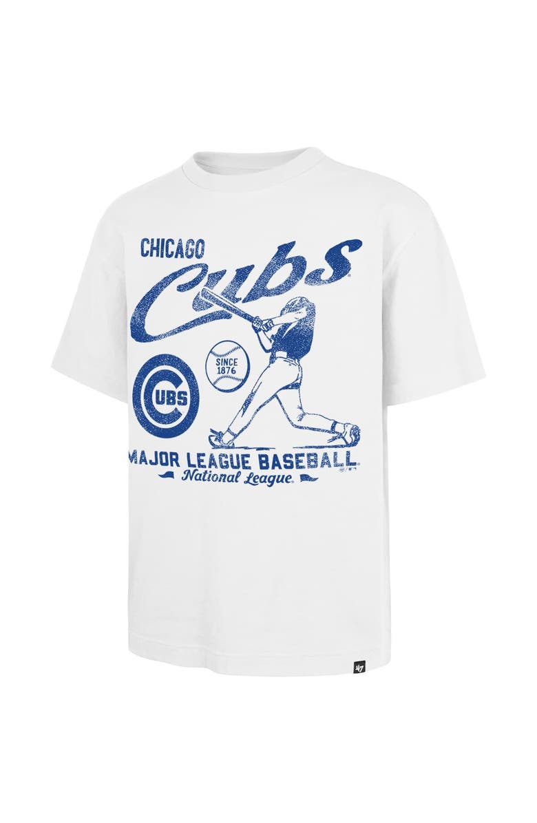 '47 Men's '47 White Chicago Cubs Regional Batter Foundation T-Shirt, Alternate, color, White