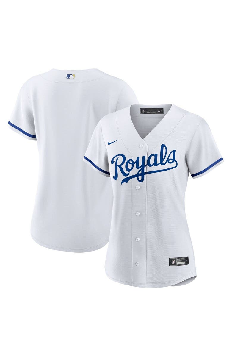 Nike Women's Nike White Kansas City Royals Home Replica Team Logo Jersey, Main, color, 
