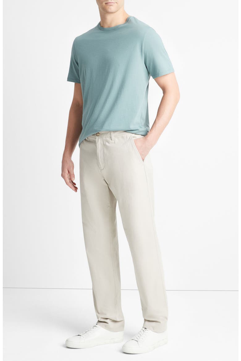 Relaxed Cotton Chino Pants, Alternate, color, SOFT CLAY