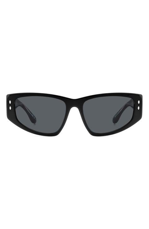 57mm Rectangle Sunglasses
