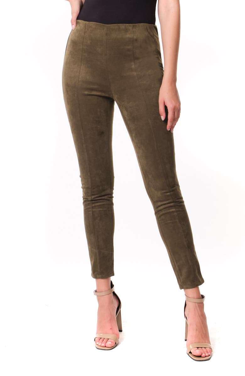 BLANKNYC Faux Suede Leggings, Main, color,