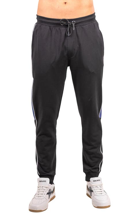 Circlelion Black Stretch Cotton Joggers