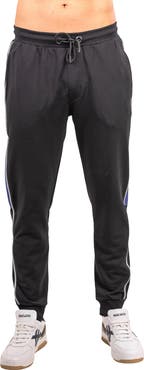 Maceoo Circlelion Black Stretch Cotton Joggers