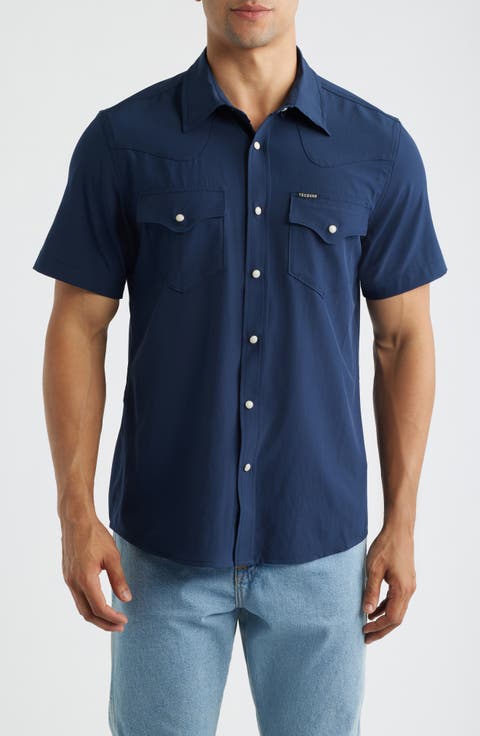 Performance Western Short Sleeve Button-Up Shirt
