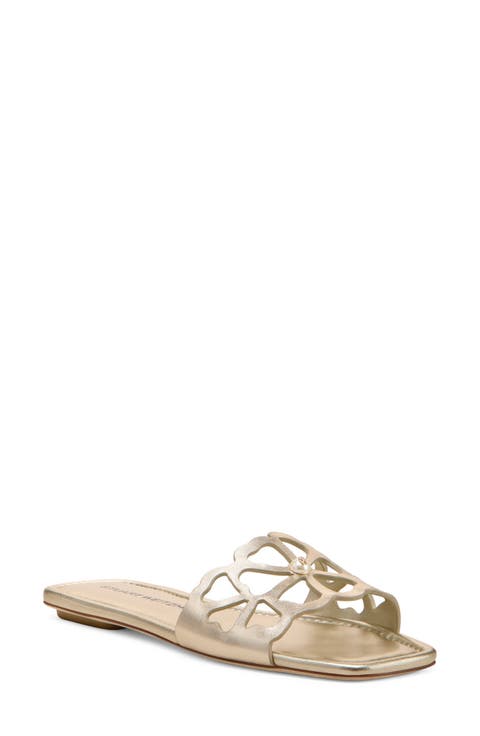 Jasmine Cutout Slide Sandal (Women)
