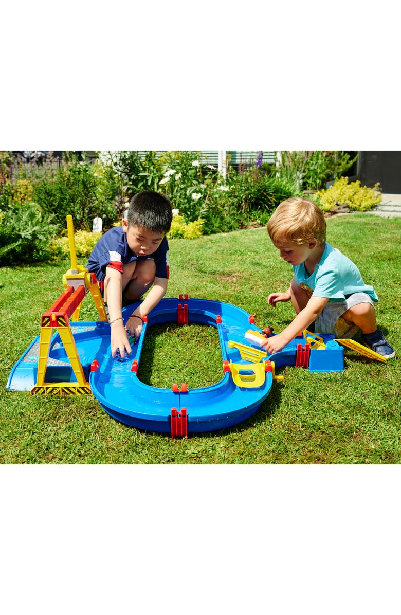 AquaPlay ContainerPort Waterway Playset, Toy Boat & 2 Animal Figures, Kids 3+, Alternate, color, Multicolored