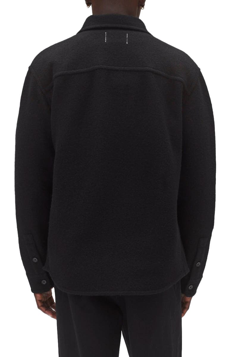 Reigning Champ Warden Boiled Wool Overshirt, Alternate, color, 