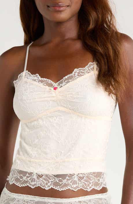 Free People Lacey Essential Crop Camisole