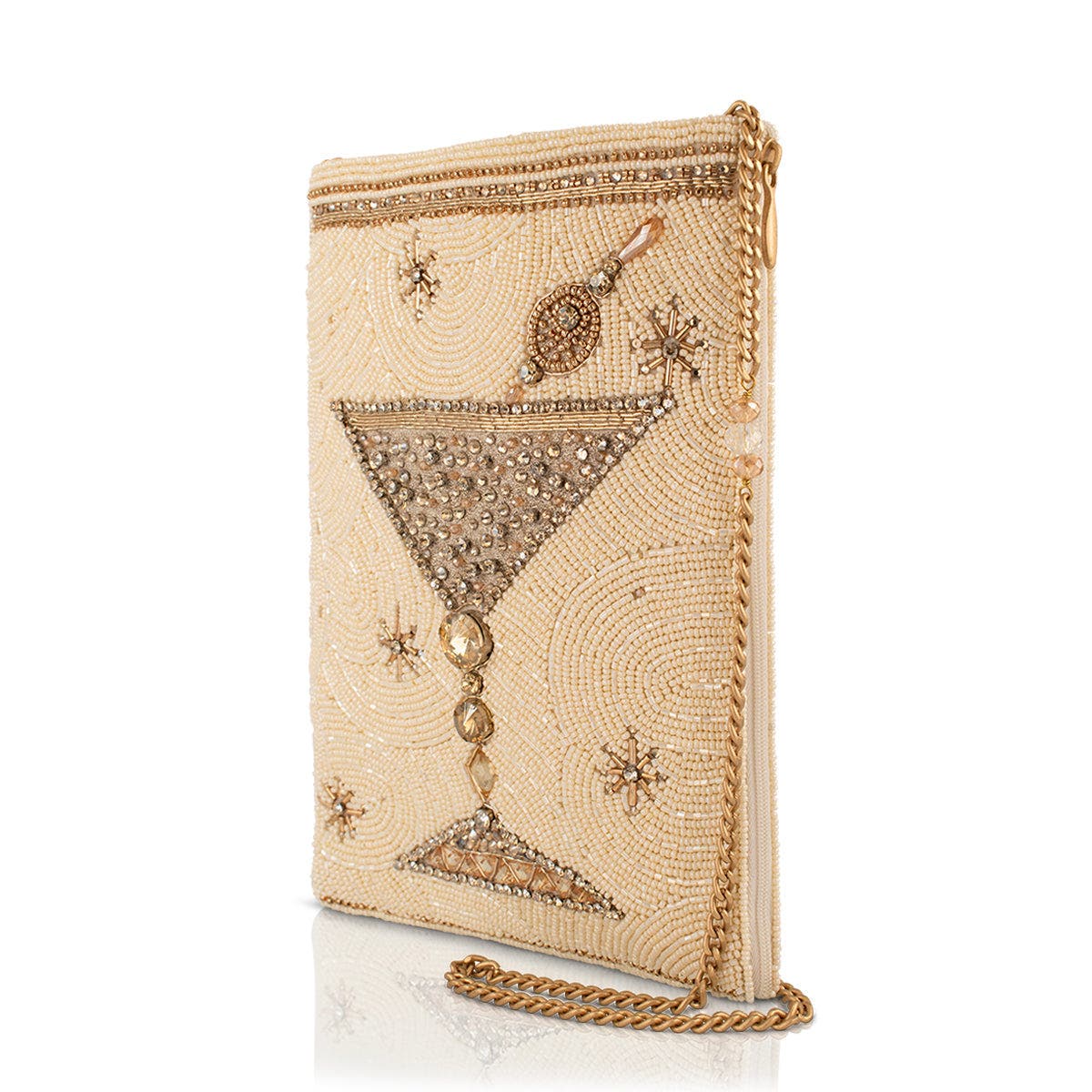 Crystal Martini Mini Handbag, Alternate, color, Ivory
