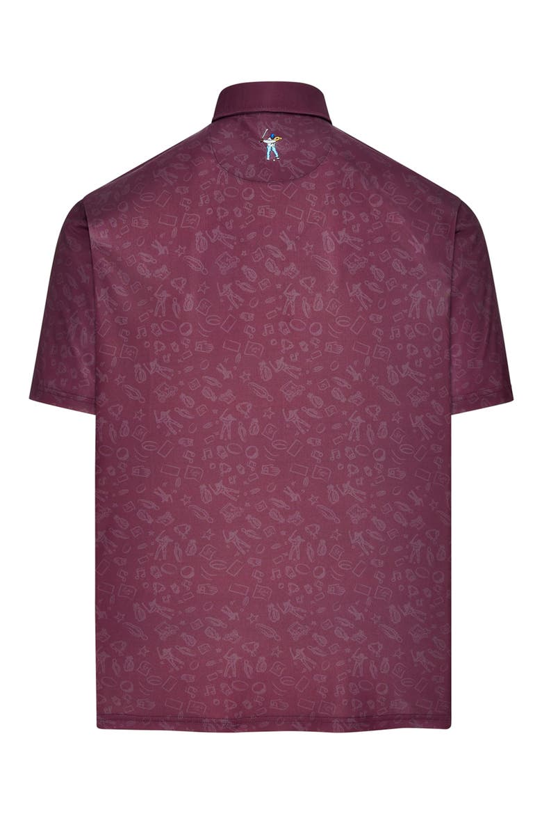 Signature Golf Polo, Alternate, color, FIG DOODLE SKETCH